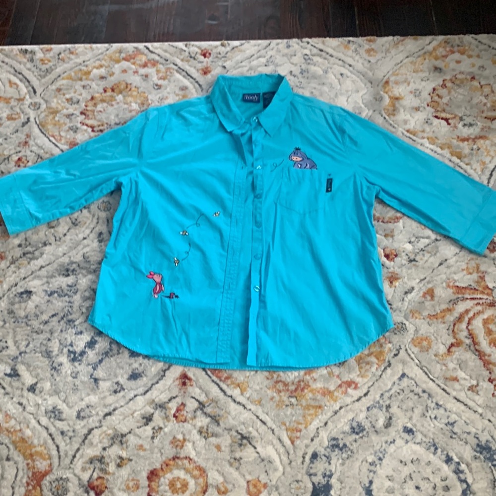 Disney Pooh Button down blouse